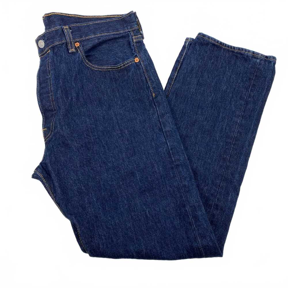 Levi's Blue Straight Leg Jeans Leg | Mens 34